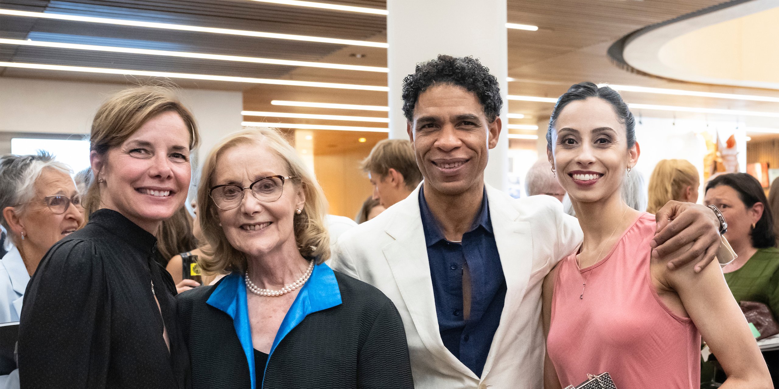 Dame Darcey Bussell, Margaret Barbieri, Carlos Acosta, and Jessica Assef | Photo by Foteini Christofilopoulou
