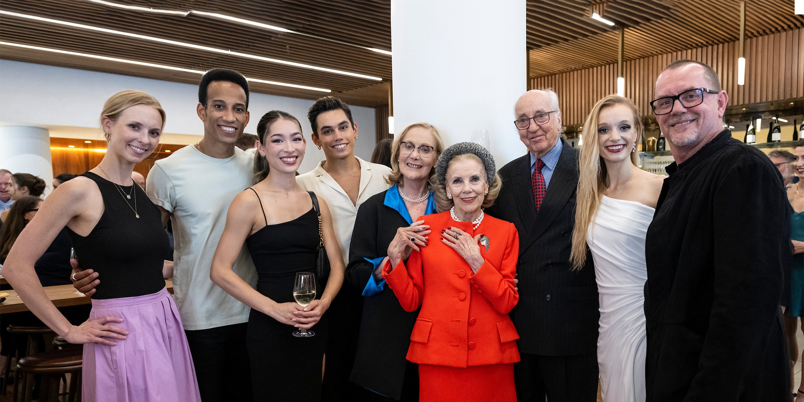 Doreen Wells, Marchioness of Londonderry and former Ballerina of The Royal Ballet and Ronald Hynd with The Sarasota Ballet | Photo by Foteini Christofilopoulou
