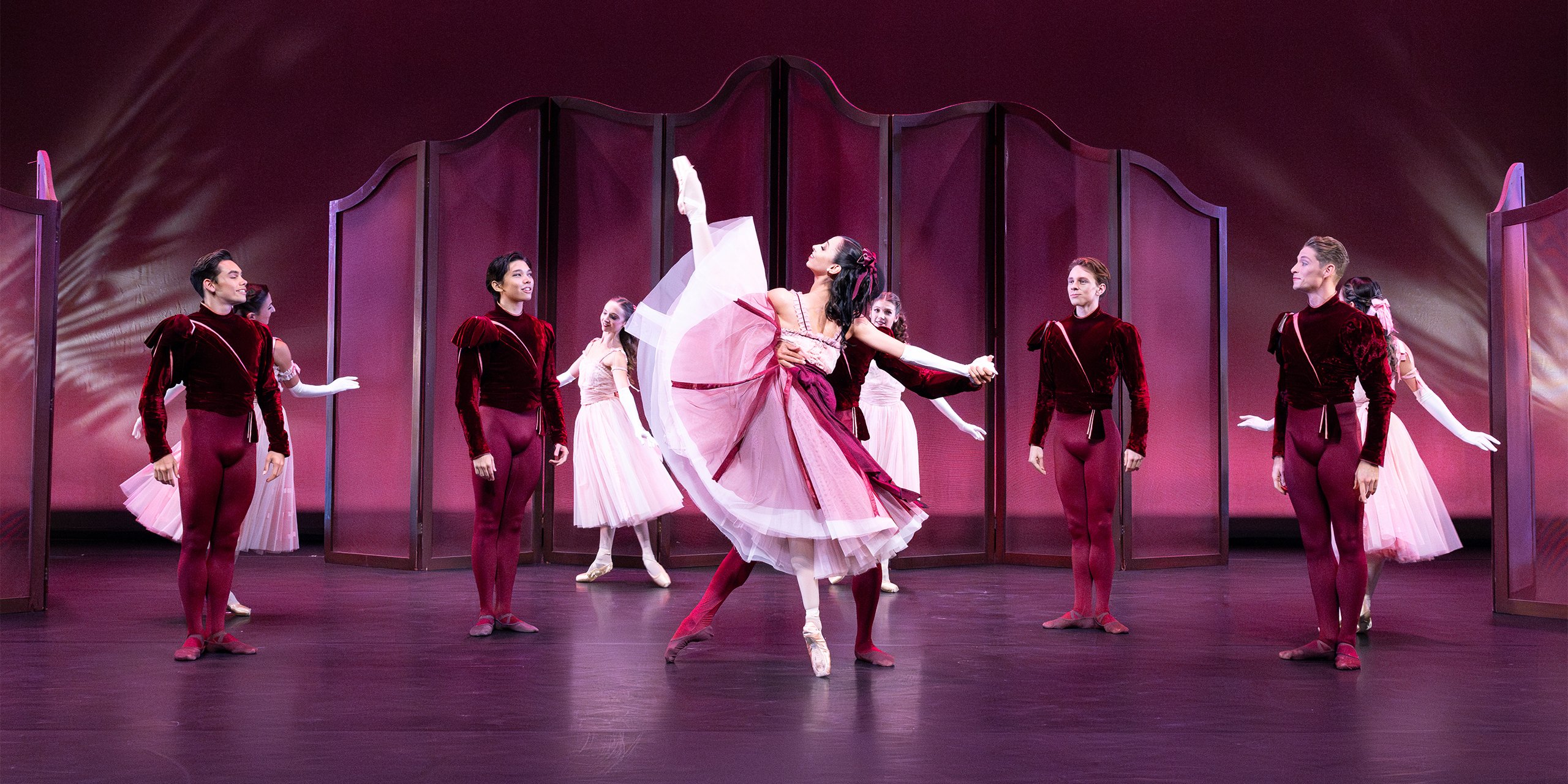 The Sarasota Ballet Performing Valses nobles et sentimentales at the Linbury Theatre | Photo by Foteini Christofilopoulou
