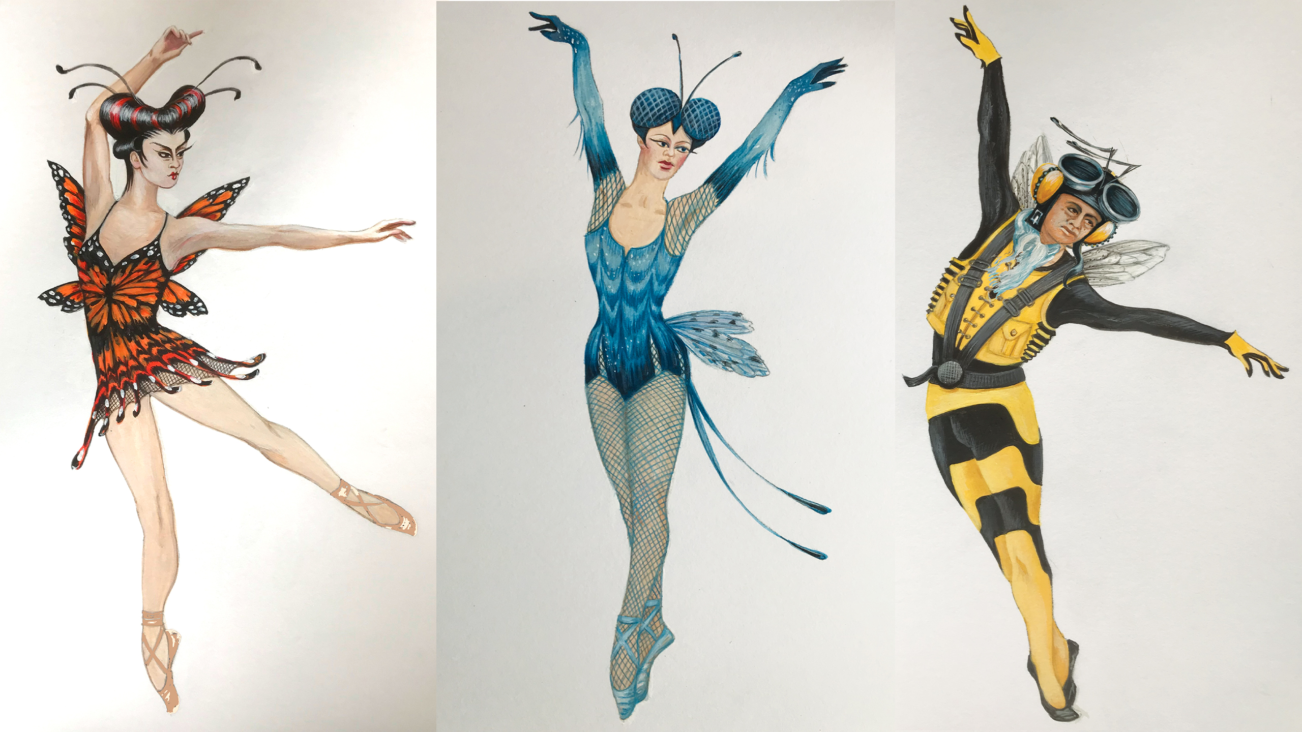 Sir David Bintley’s The Spider’s Feast | Costume Design by Dick Bird
