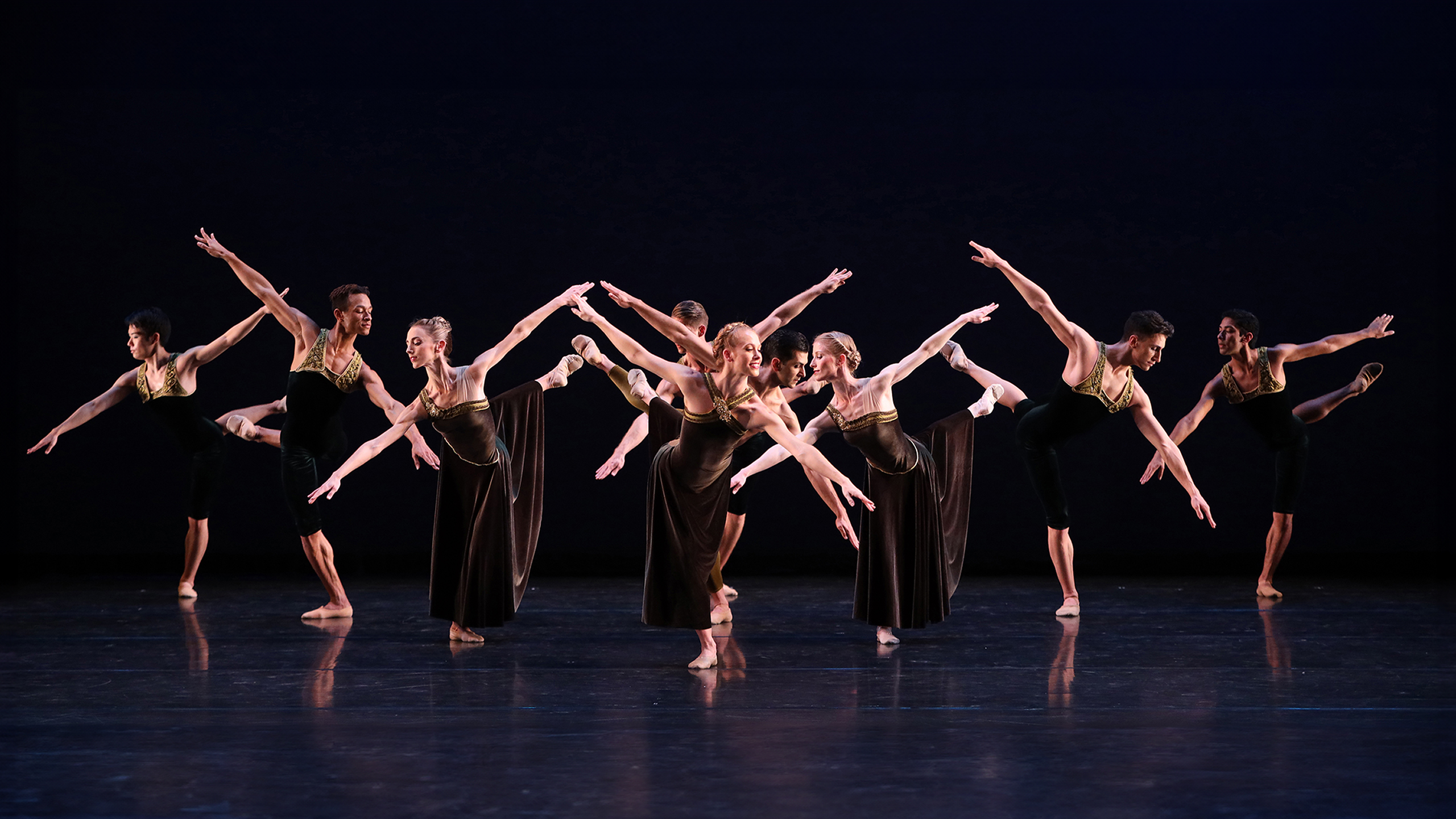 The Sarasota Ballet Performing Paul Taylor’s Brandenburgs | Photo by Frank Atura
