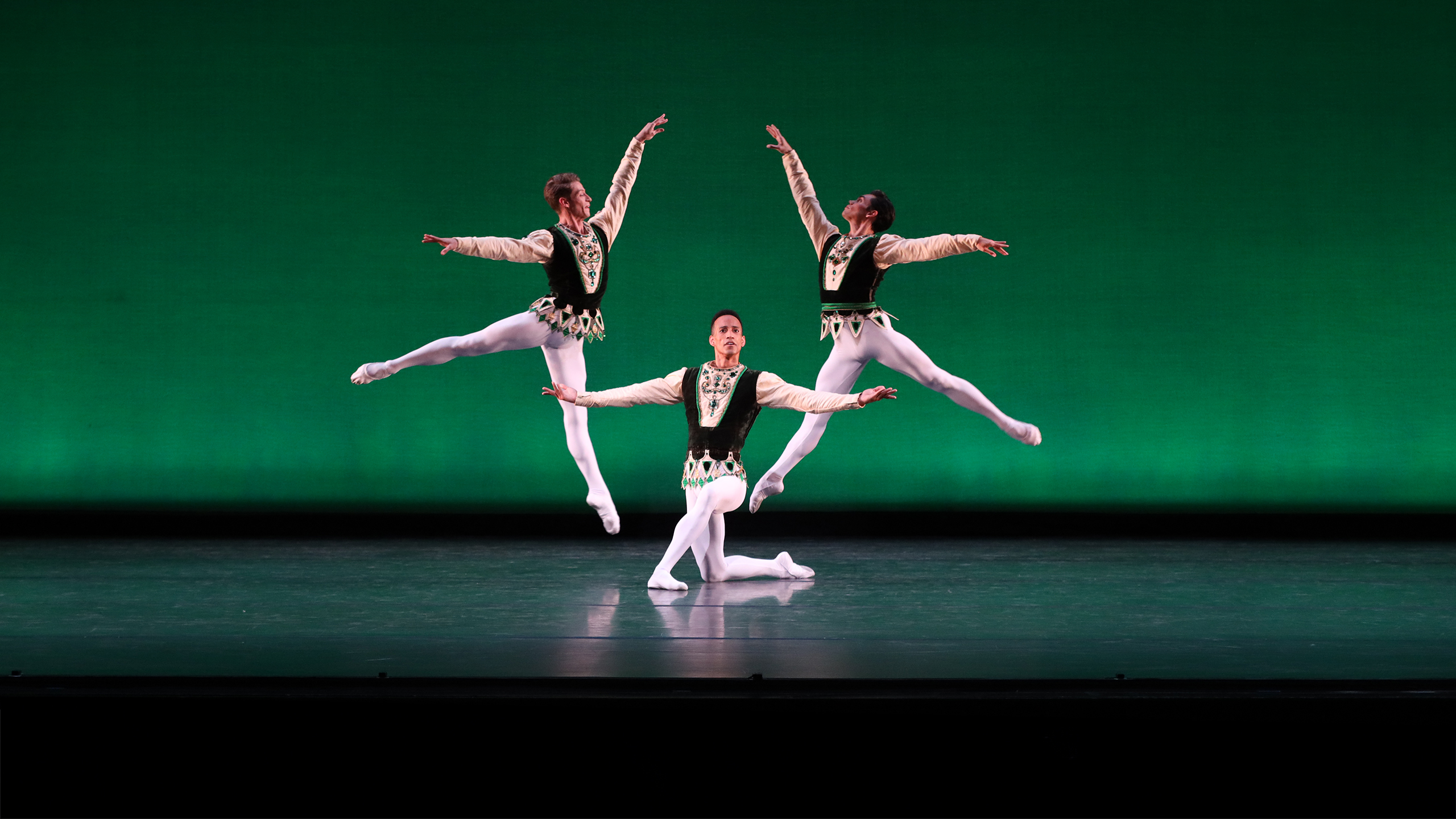 The Sarasota Ballet Performing George Balanchine’s Emeralds | Photo by Frank Atura

