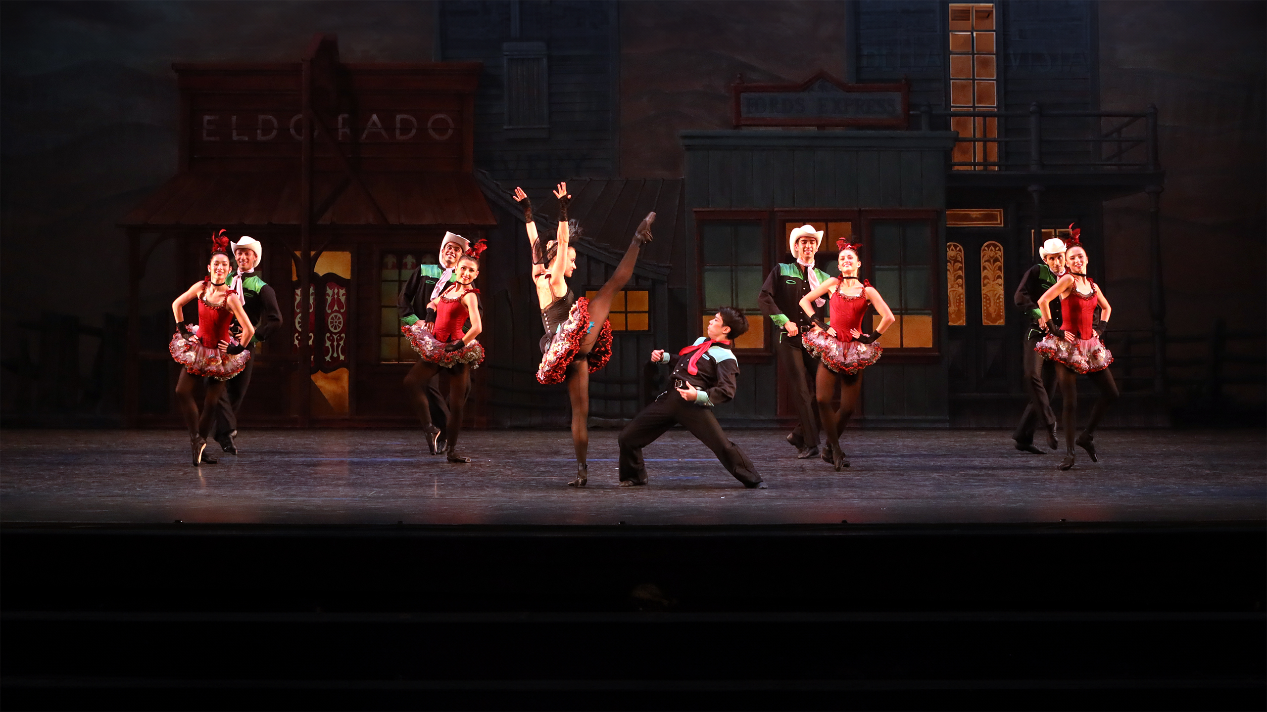 The Sarasota Ballet Performing George Balanchine’s Western Symphony | Photo by Frank Atura

