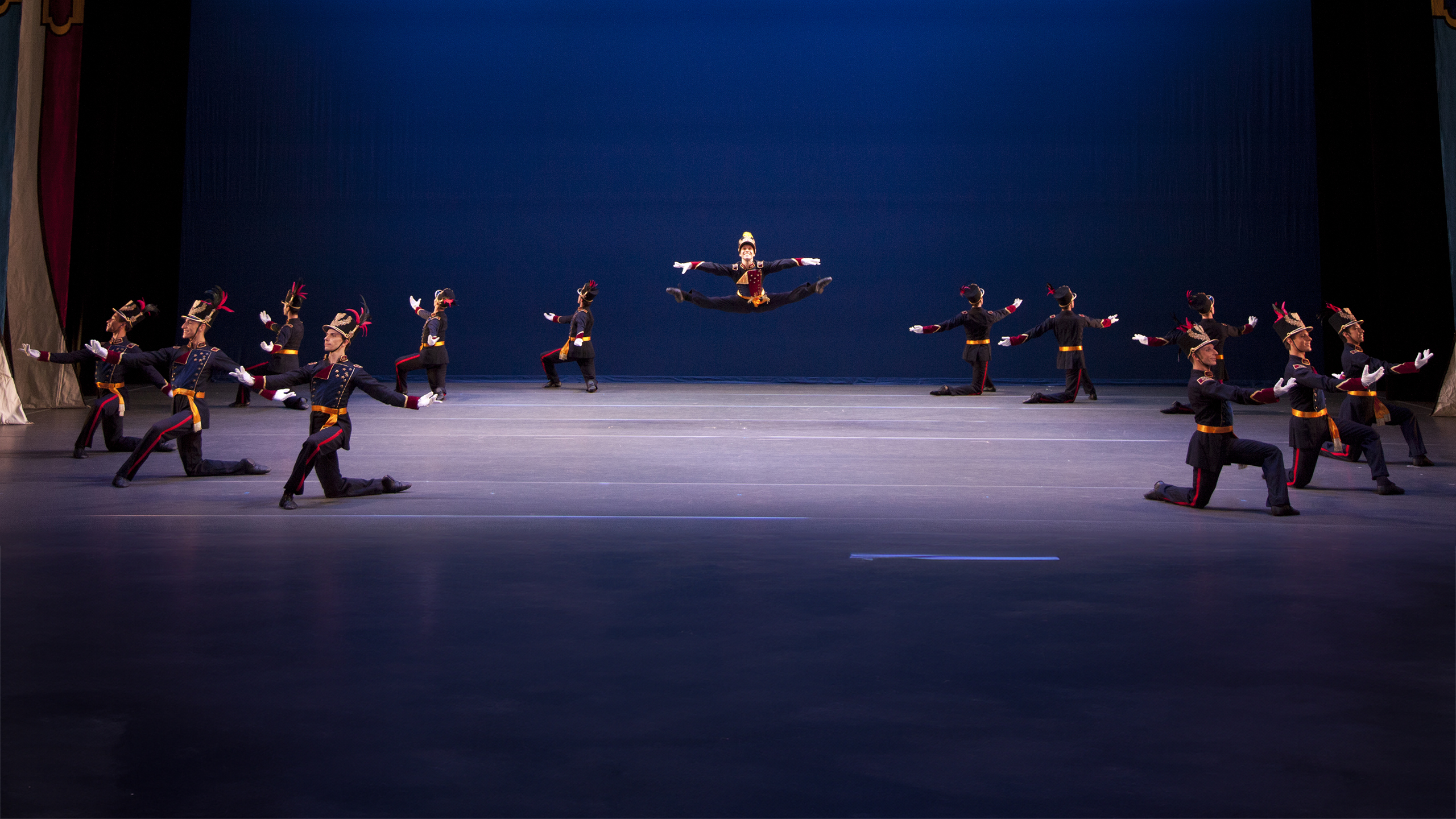 The Sarasota Ballet Performing George Balanchine’s Stars and Stripes | Photo by Frank Atura
