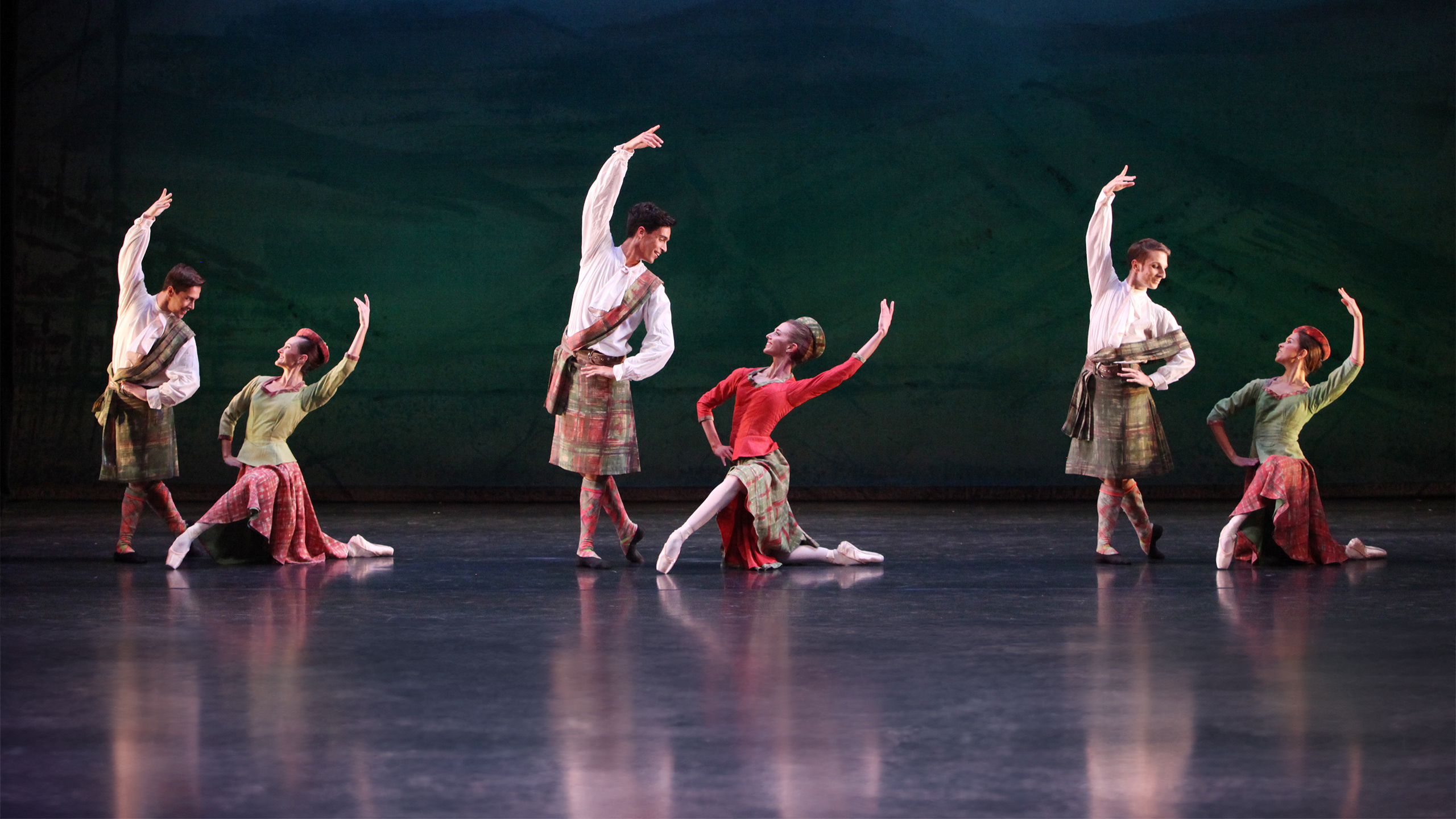 The Sarasota Ballet Performing Sir David Bintley’s Four Scottish Dances | Photo by Frank Atura
