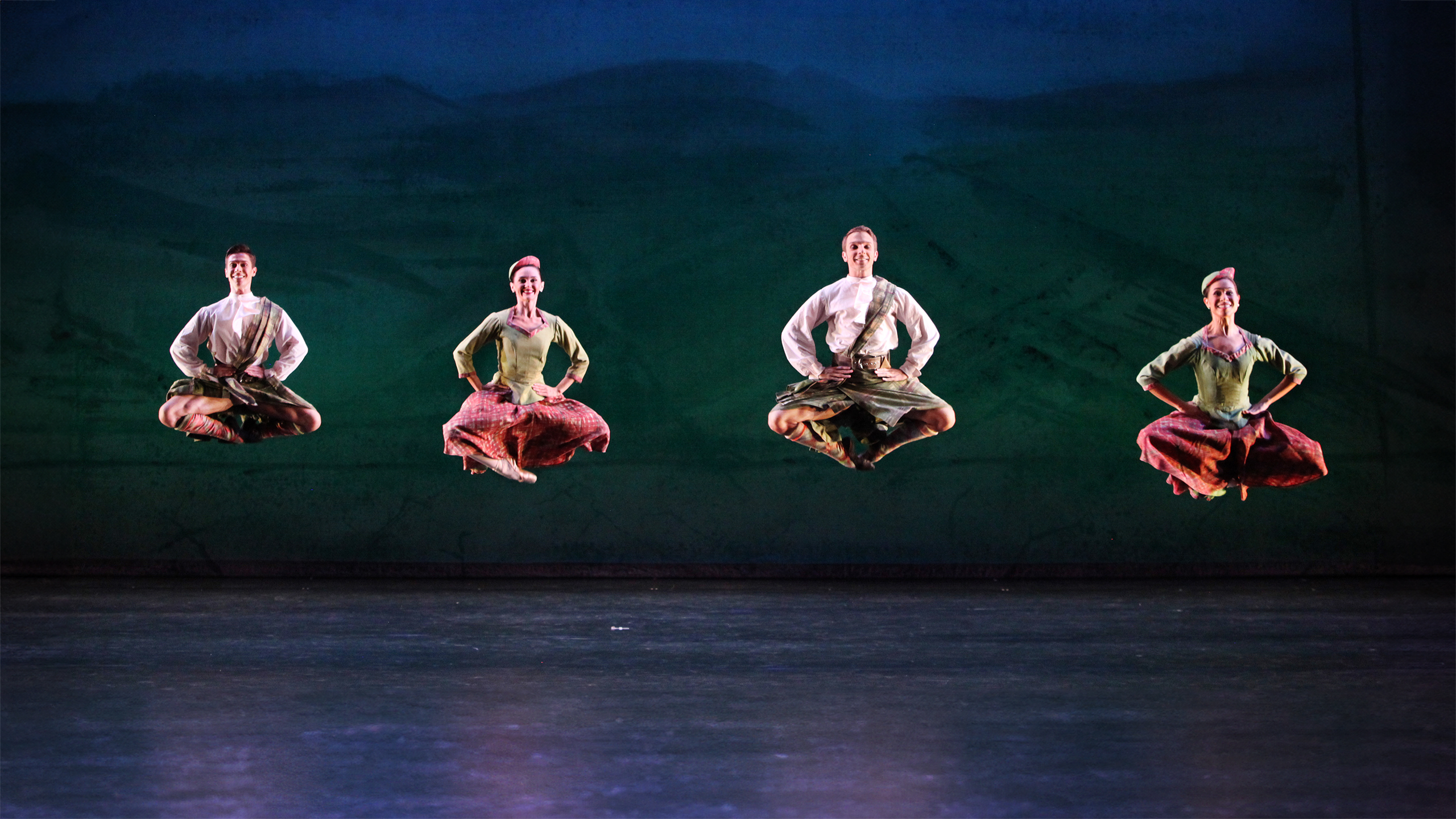 The Sarasota Ballet Performing Sir David Bintley’s Four Scottish Dances | Photo by Frank Atura
