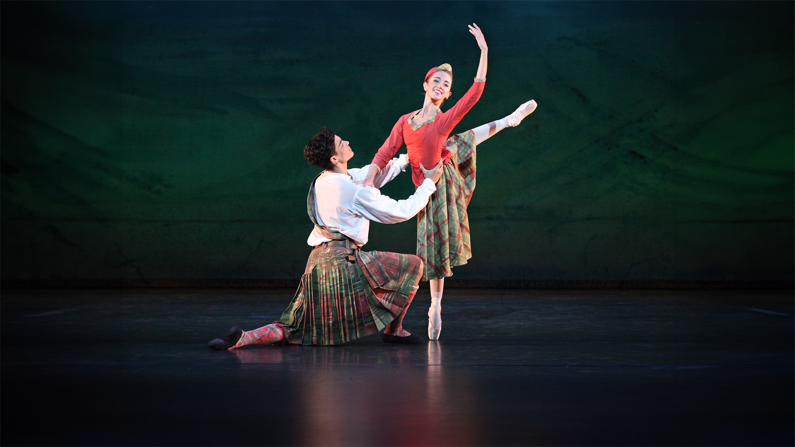 The Sarasota Ballet Performing Sir David Bintley’s Four Scottish Dances | Photo by Frank Atura

