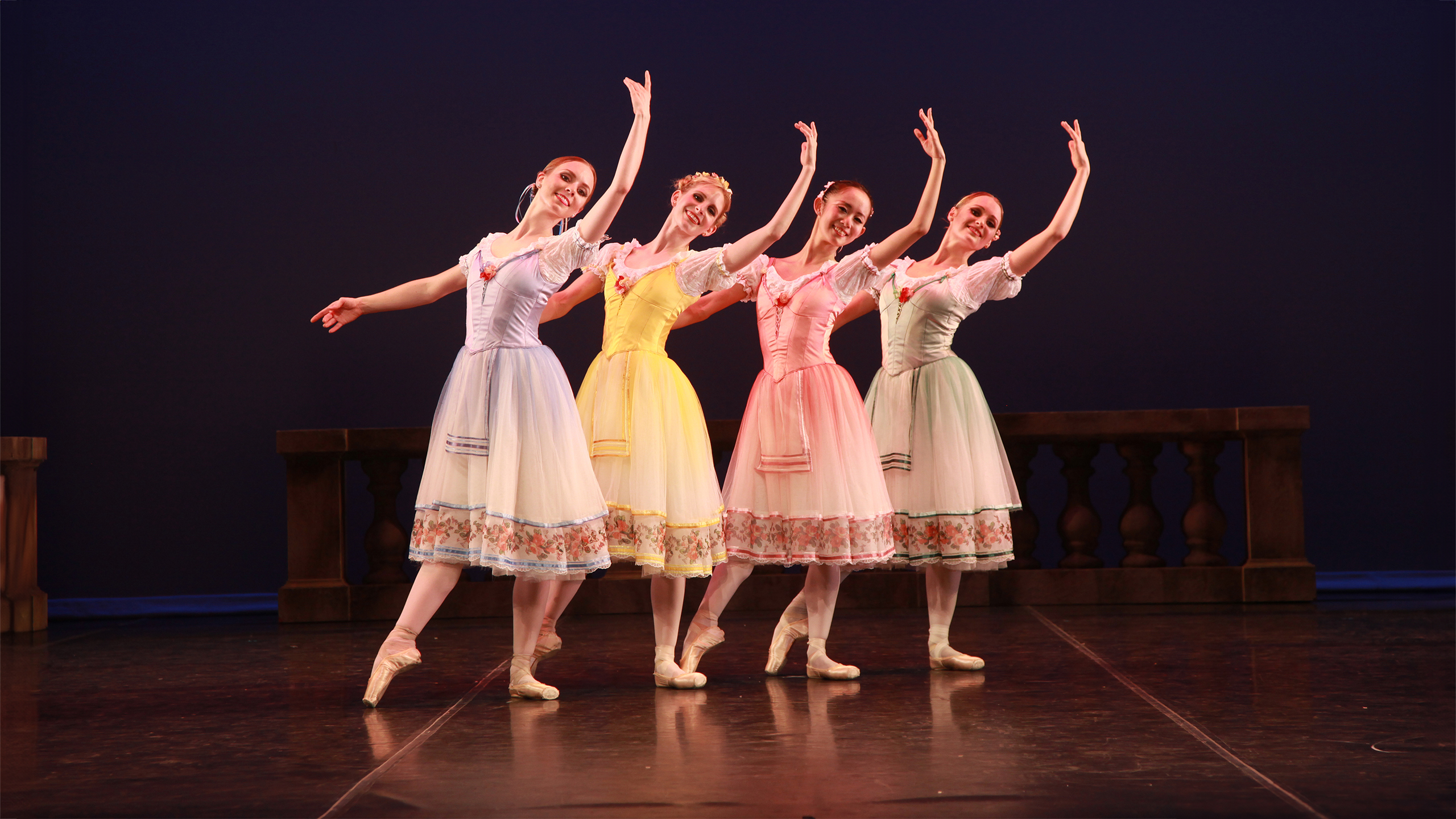 The Sarasota Ballet Performing Johan Kobborg’s Napoli Act III | Photo by Frank Atura
