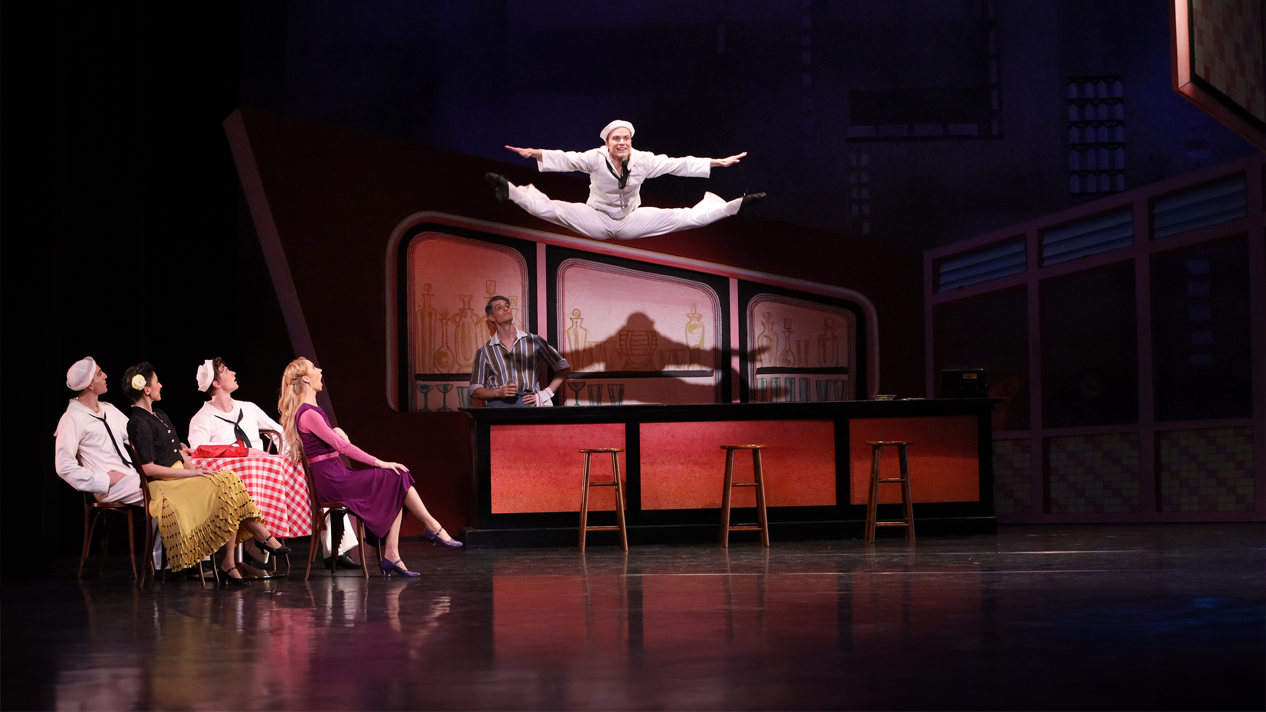 The Sarasota Ballet Performing Jerome Robbins&#8217; Fancy Free | Photo by Frank Atura
