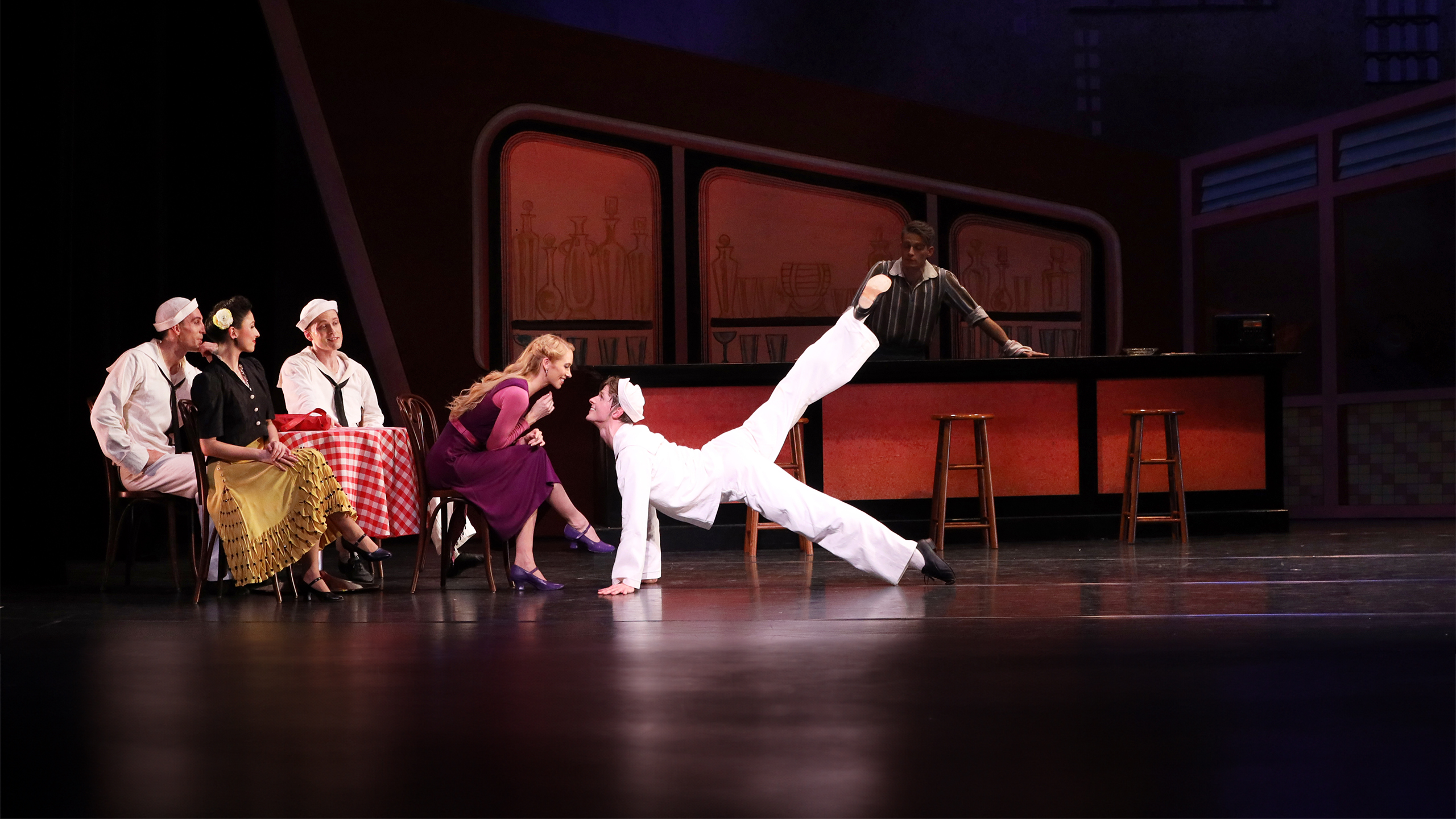 The Sarasota Ballet Performing Jerome Robbins&#8217; Fancy Free | Photo by Frank Atura
