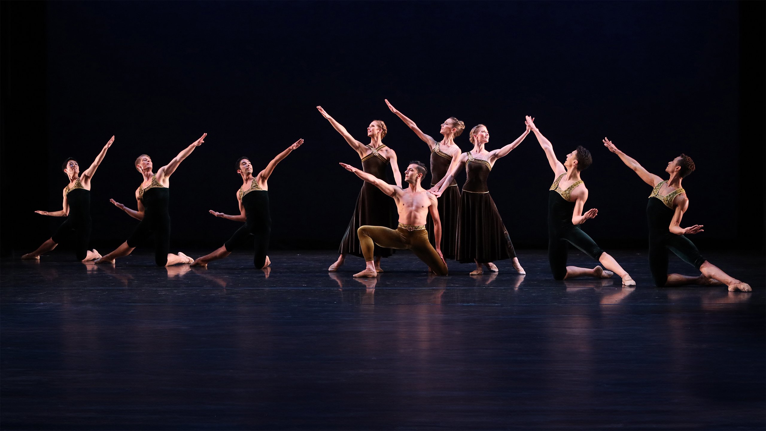 The Sarasota Ballet Performing Paul Taylor’s Brandenburgs | Photo by Frank Atura
