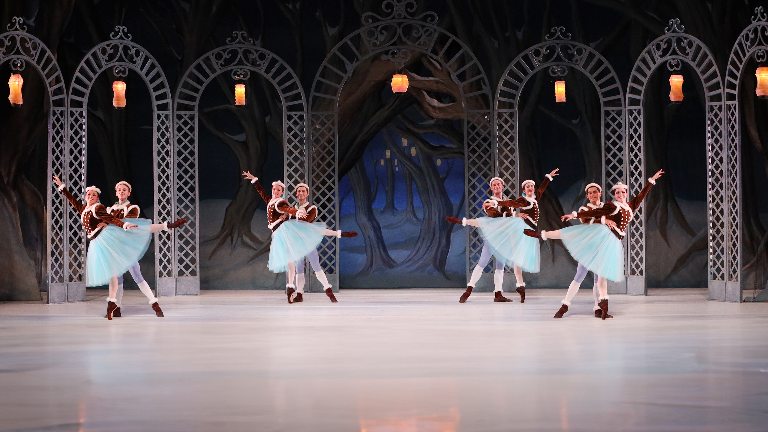 The Sarasota Ballet Performing Sir Frederick Ashton’s Les Patineurs | Photo by Frank Atura
