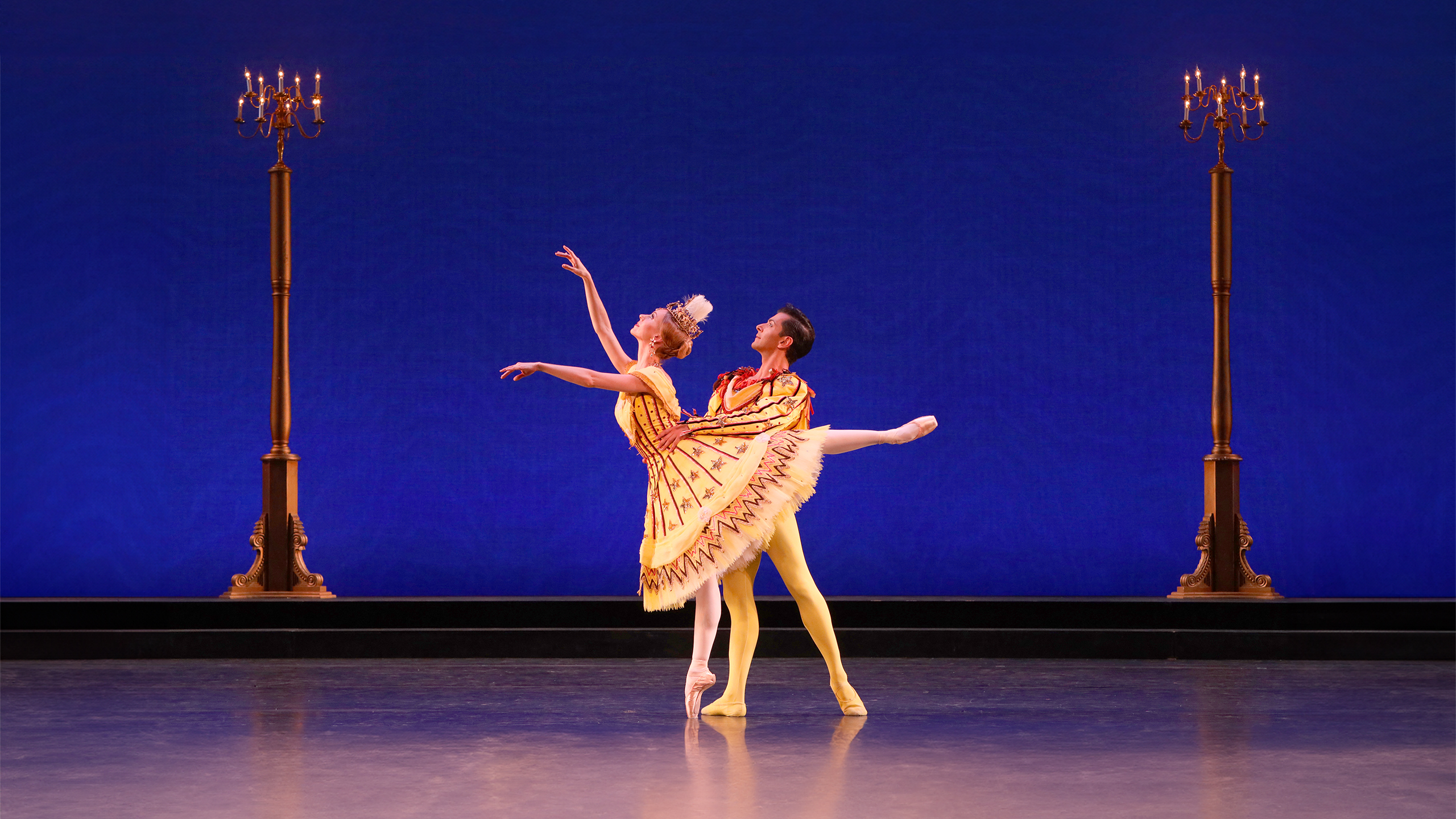 Victoria Hulland and Ricardo Graziano in Sir Frederick Ashton&#8217;s Birthday Offering | Photography by Frank Atura
