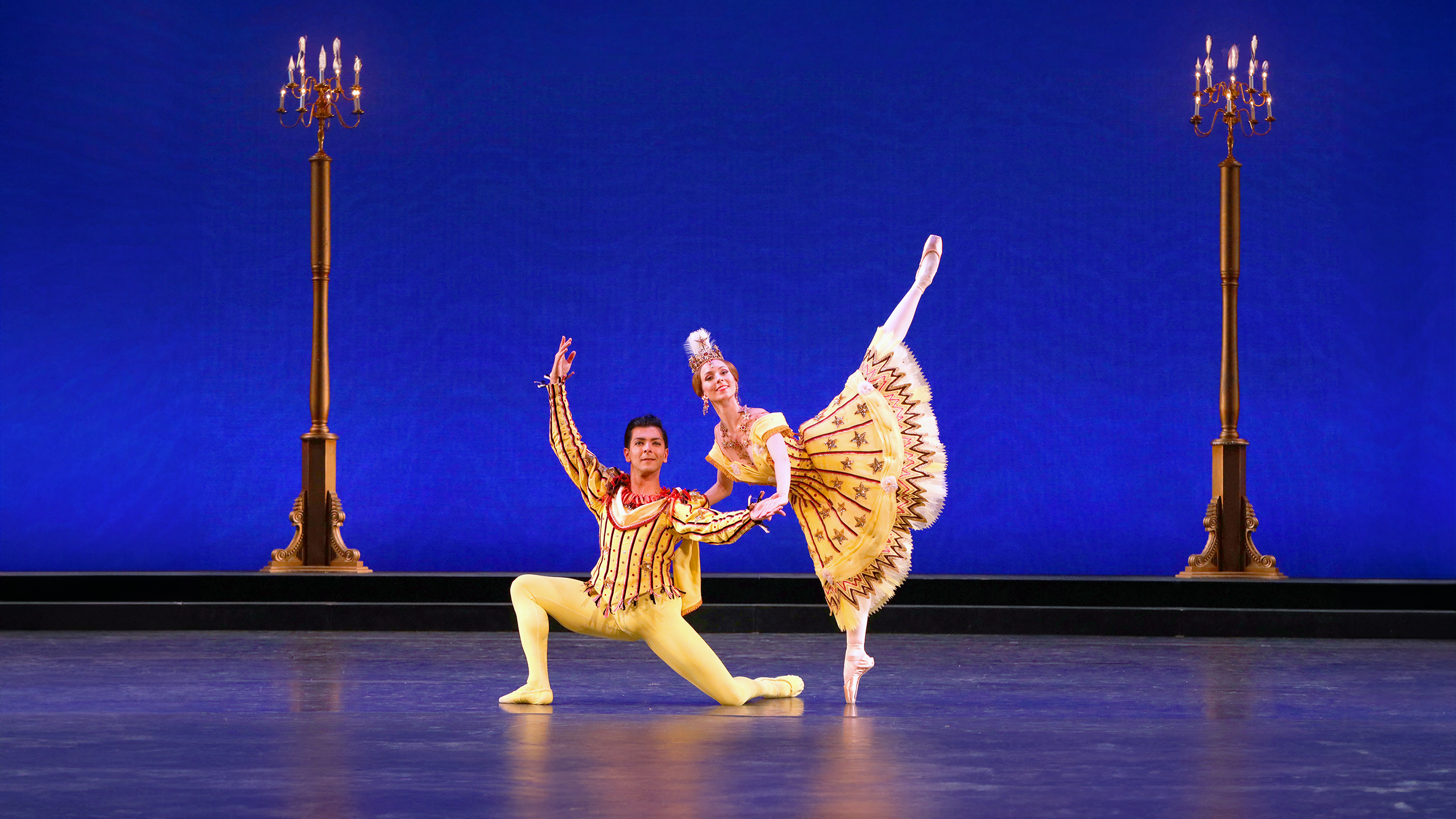Victoria Hulland and Ricardo Graziano in Sir Frederick Ashton&#8217;s Birthday Offering | Photography by Frank Atura
