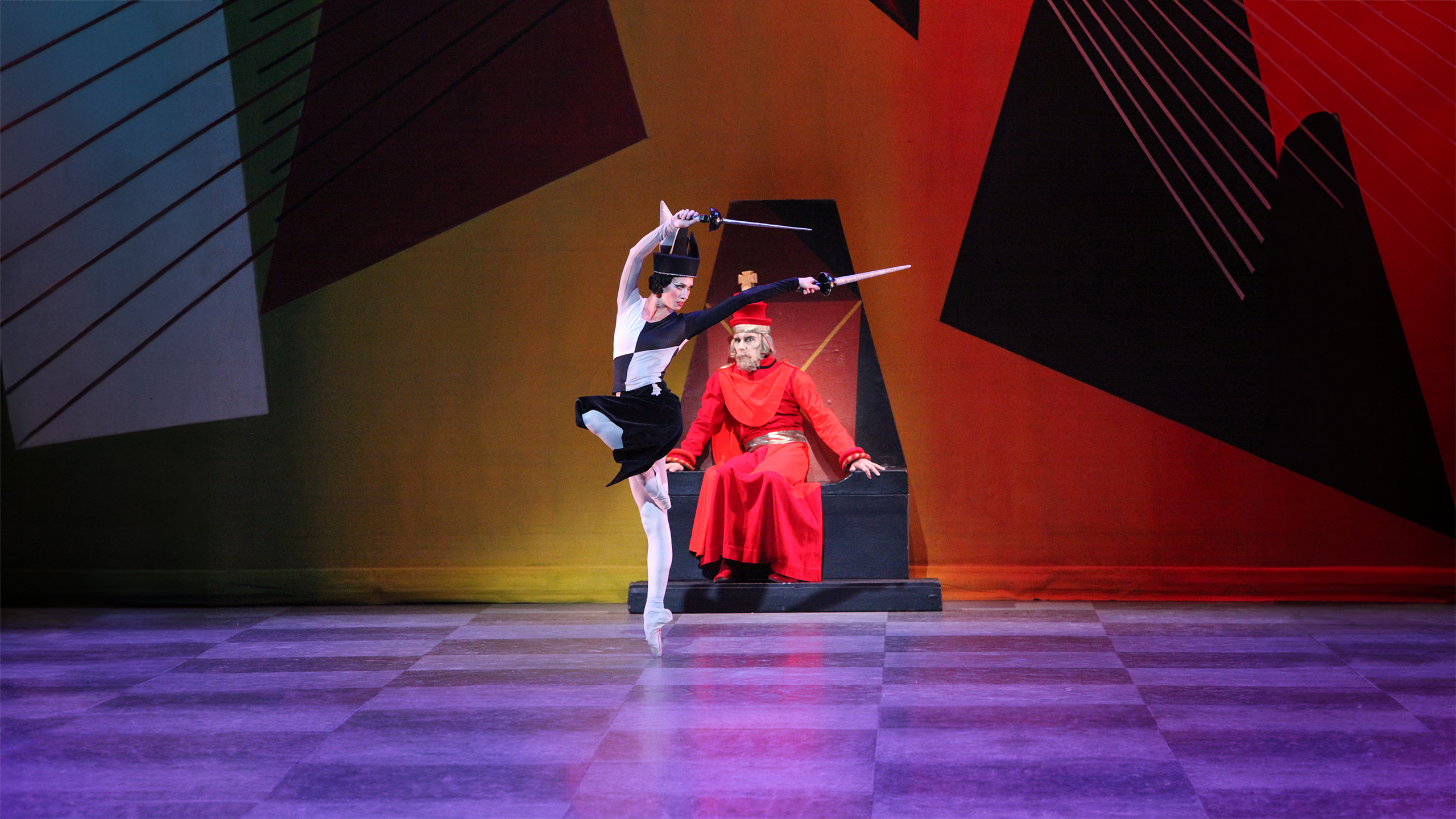 The Sarasota Ballet Performing Dame Ninette de Valois’s Checkmate | Photo by Frank Atura
