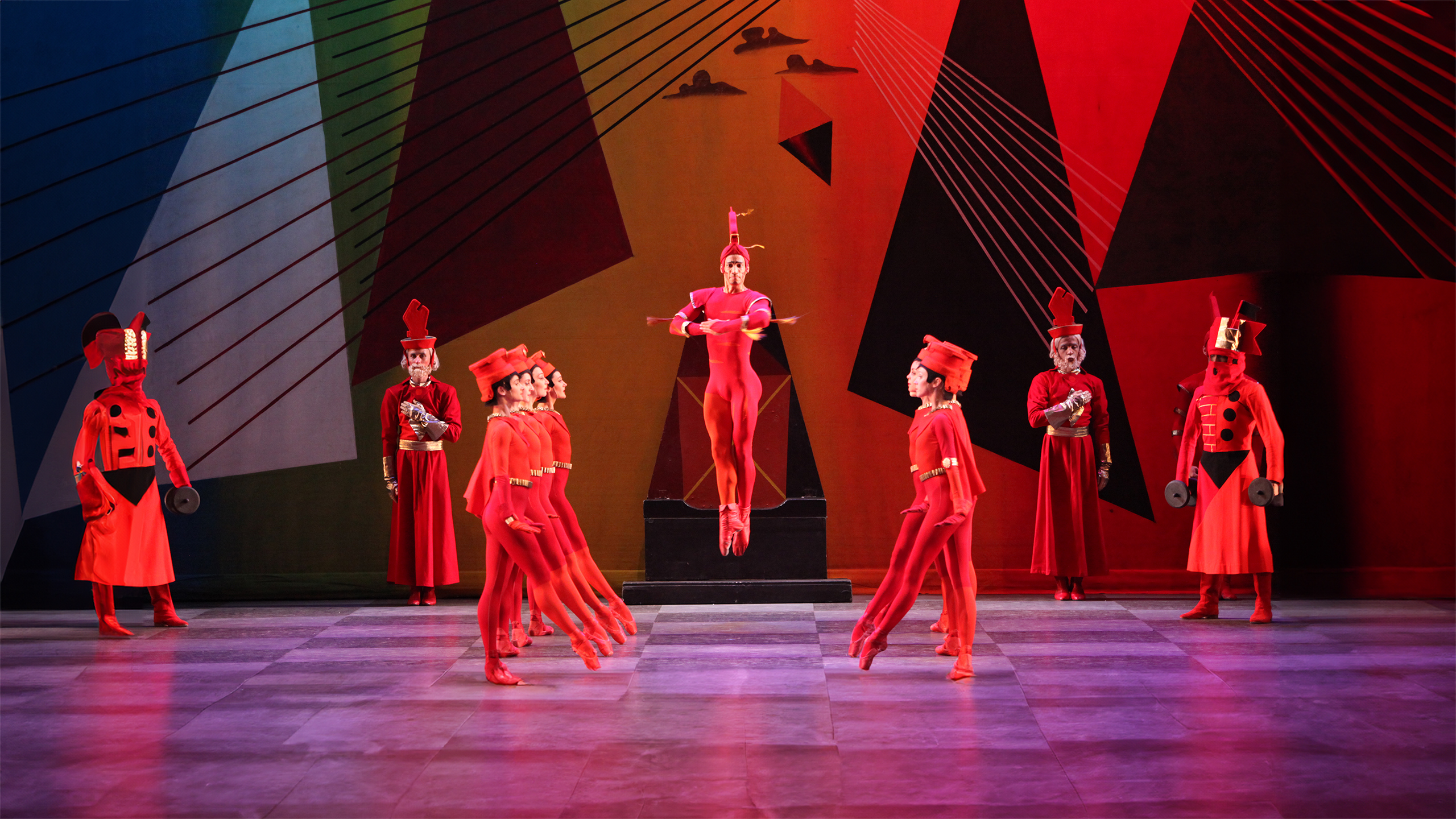The Sarasota Ballet Performing Dame Ninette de Valois’s Checkmate | Photo by Frank Atura
