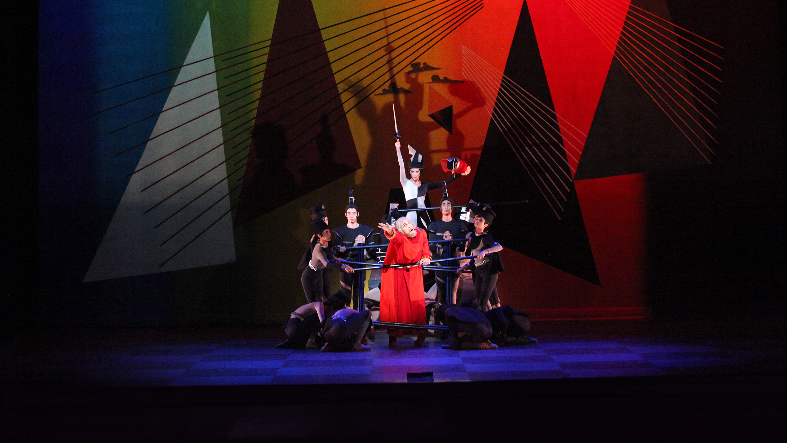 The Sarasota Ballet Performing Dame Ninette de Valois’s Checkmate | Photo by Frank Atura
