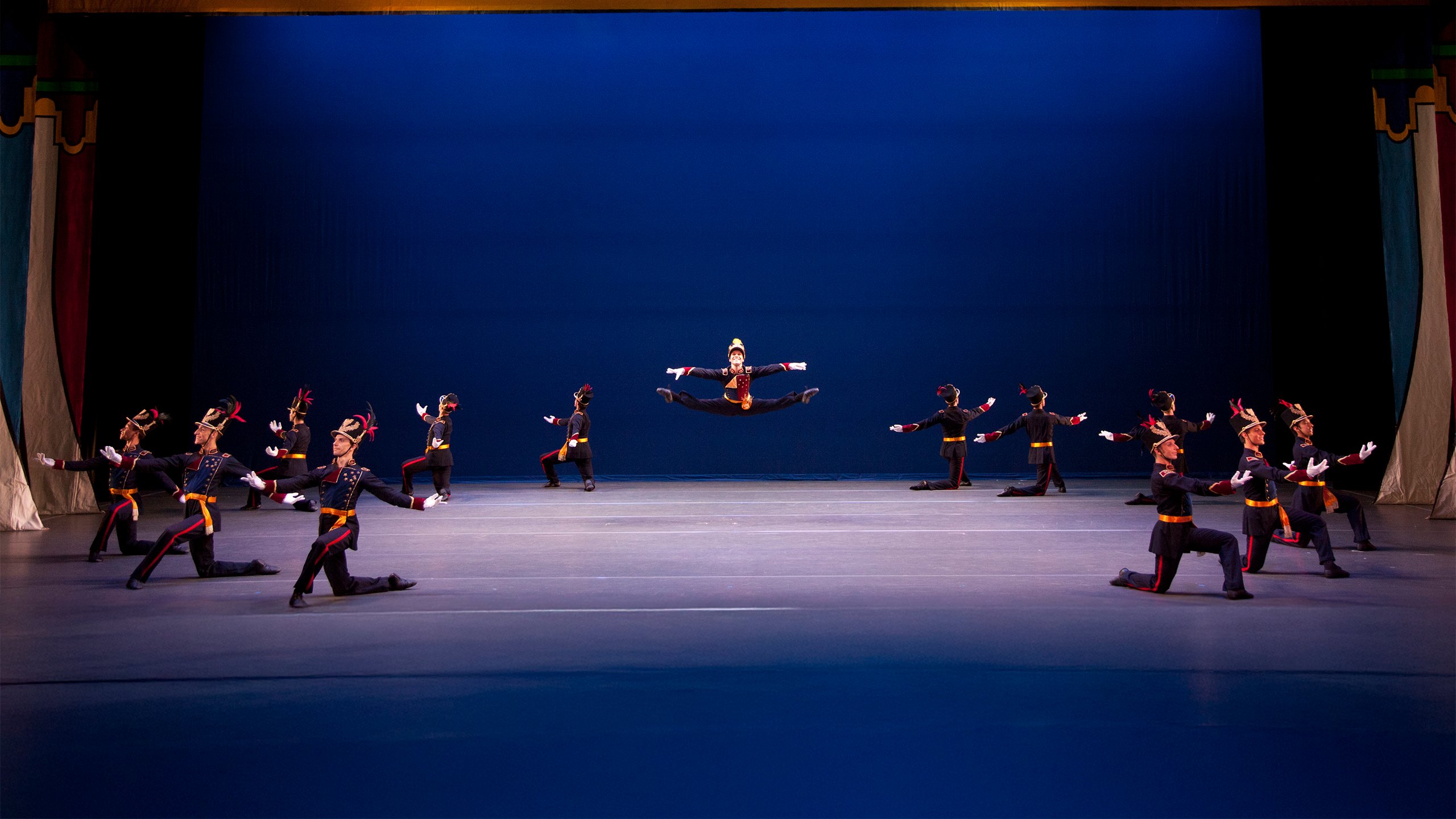 The Sarasota Ballet Performing George Balanchine’s Stars and Stripes | Photo by Frank Atura
