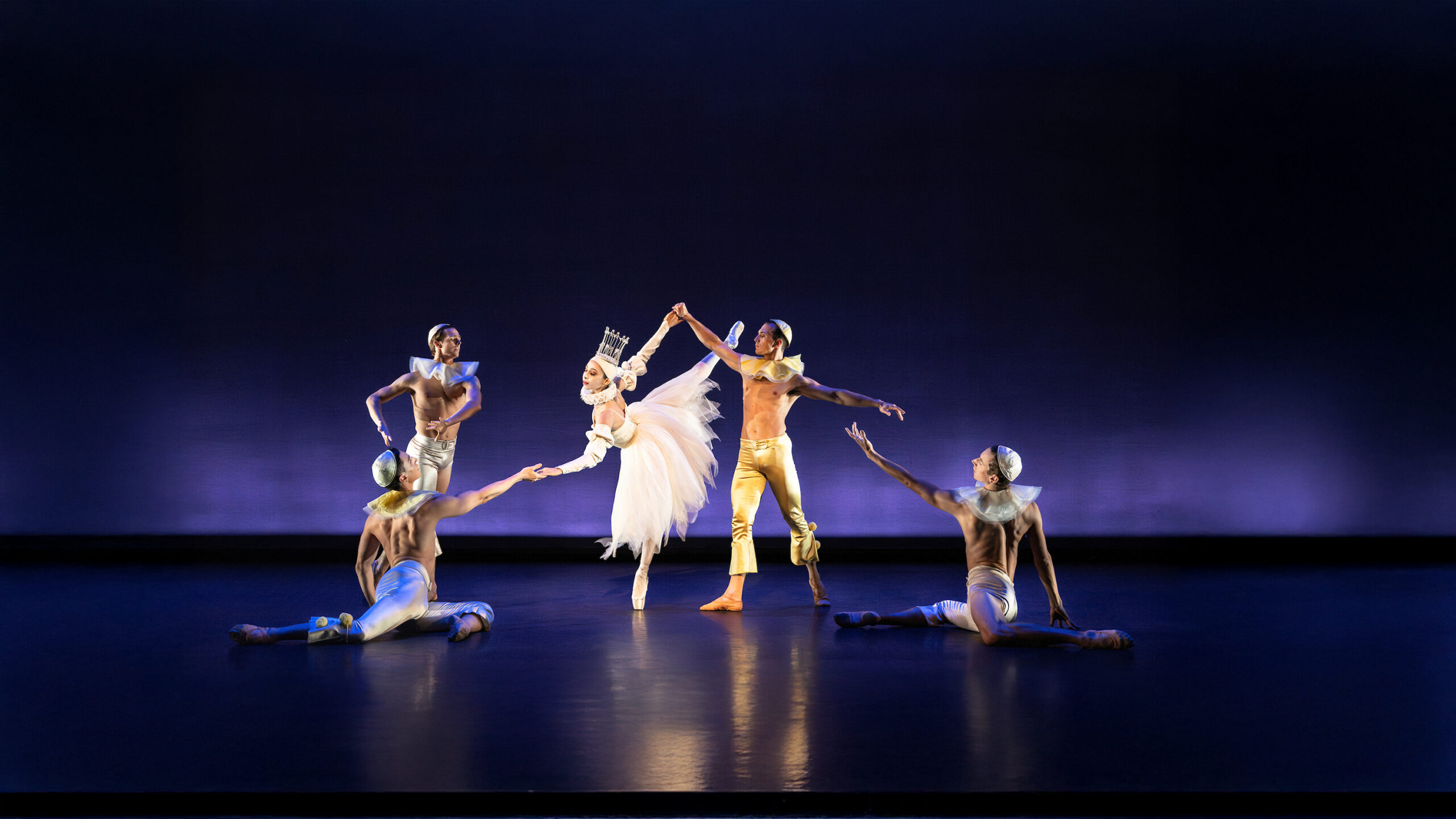 The Sarasota Ballet in Sacred Love Pas De Cinq from Sir Frederick Ashton’s Illuminations
