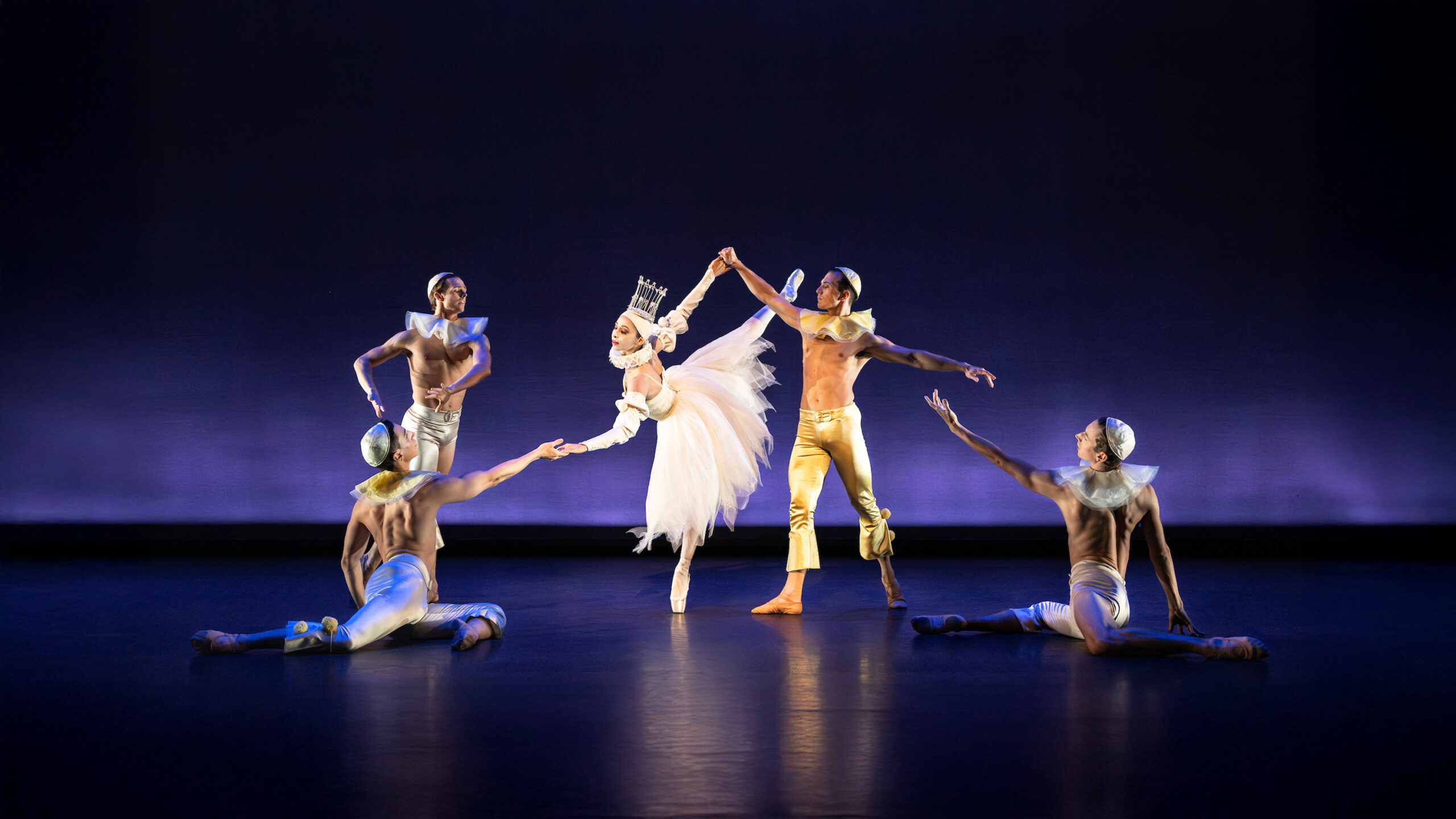 The Sarasota Ballet in Ashton's Pas de Cinq (Illuminations) 